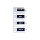 PIONEER XDJRR XDJRX2 XDJRX2W OEM GENUINE BUTTON ASSEMBLY (REKORDBOX/MIDI/USB1/USB2) (DAC3293)