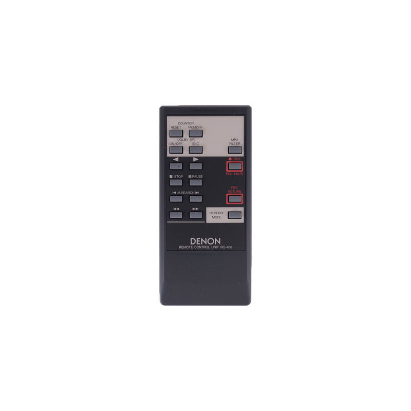 DENON DRR680 DRR730 OEM GENUINE RC-406 REMOTE CONTROL